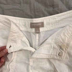 Banana Republic White Shorts